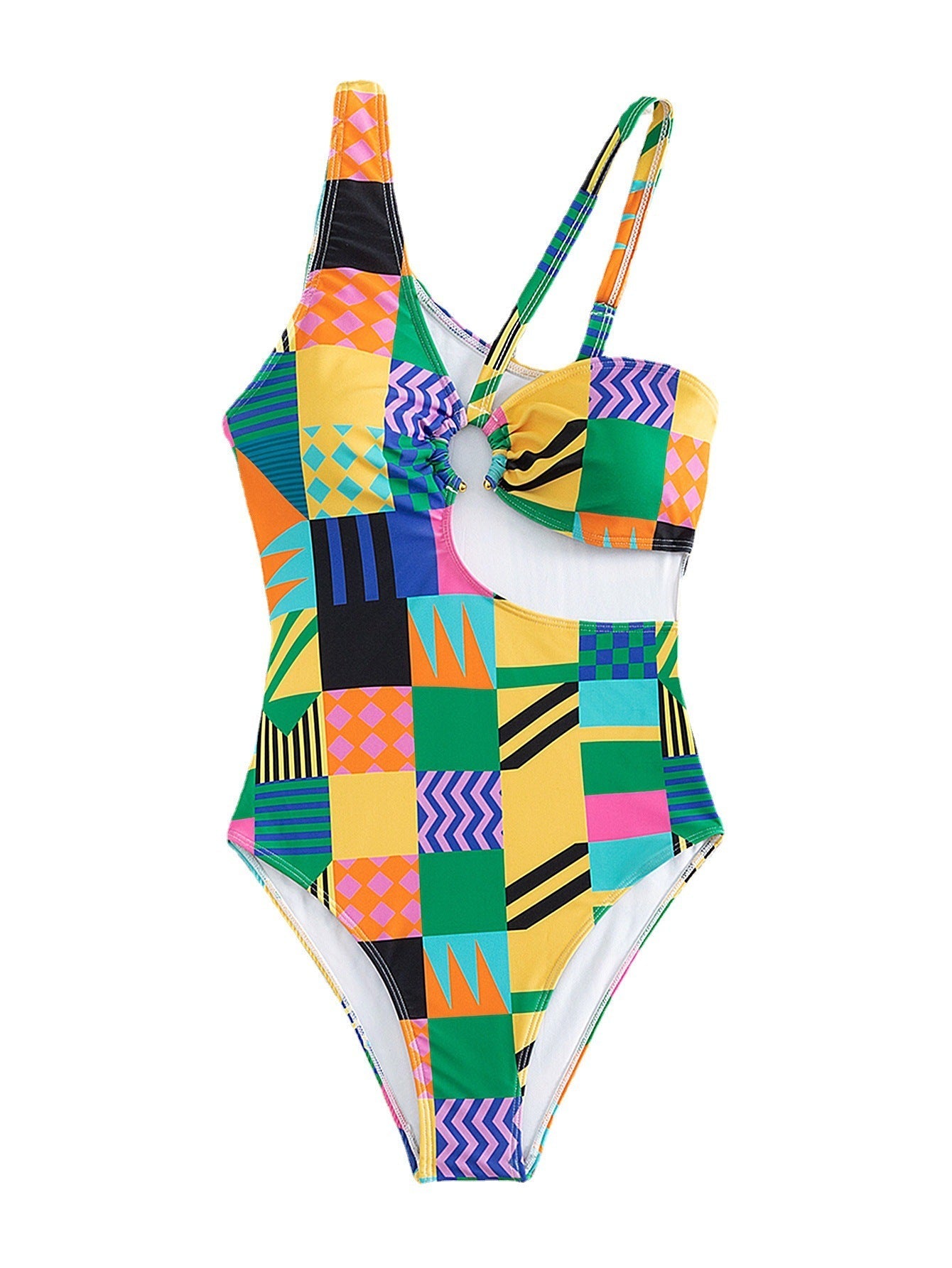 Swimwear Beach Print Swimsuit Conservative Swimsuit Belly Covering Women Swimwear Bella Mia